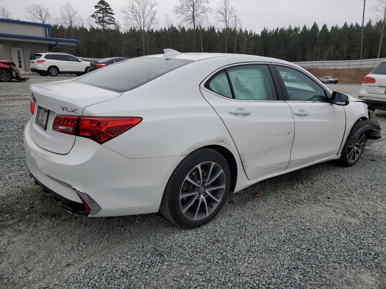 2019 Acura TLX VIN 19UUB2F37KA005736 Copart auction photo, all over damage thumbnail 3