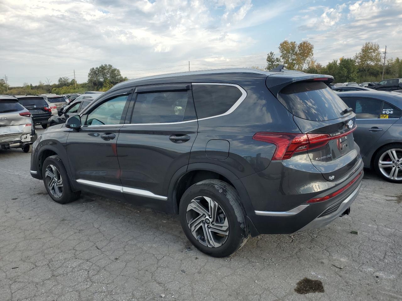 2022 Hyundai Santa Fe VIN 5NMS2DAJ2NH450130 Copart auction photo, front end damage thumbnail 2