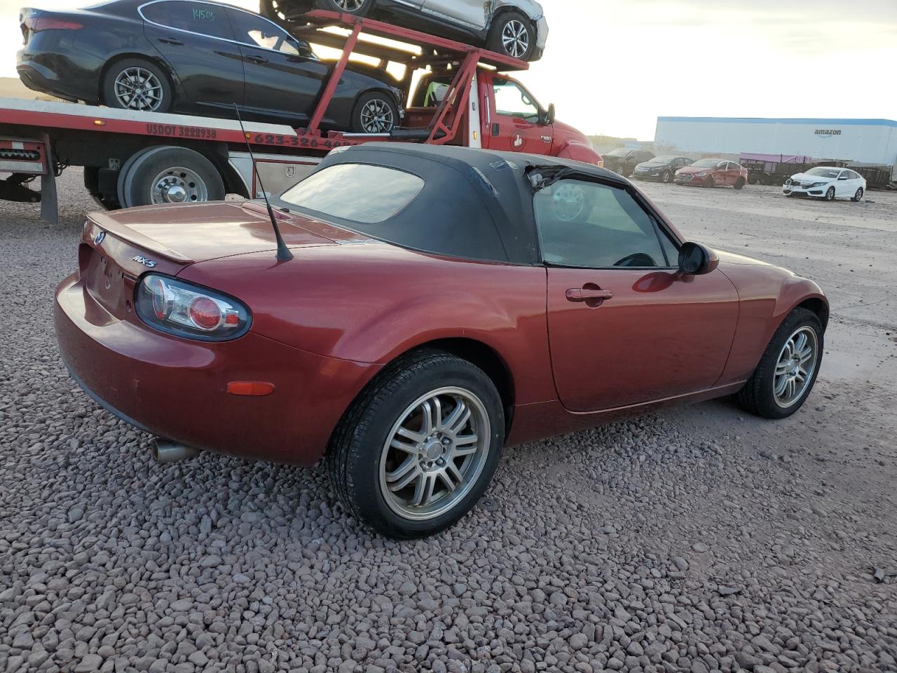2006 Mazda MX-5 VIN JM1NC25F460112945 Copart auction photo, minor dent/scratches damage thumbnail 3