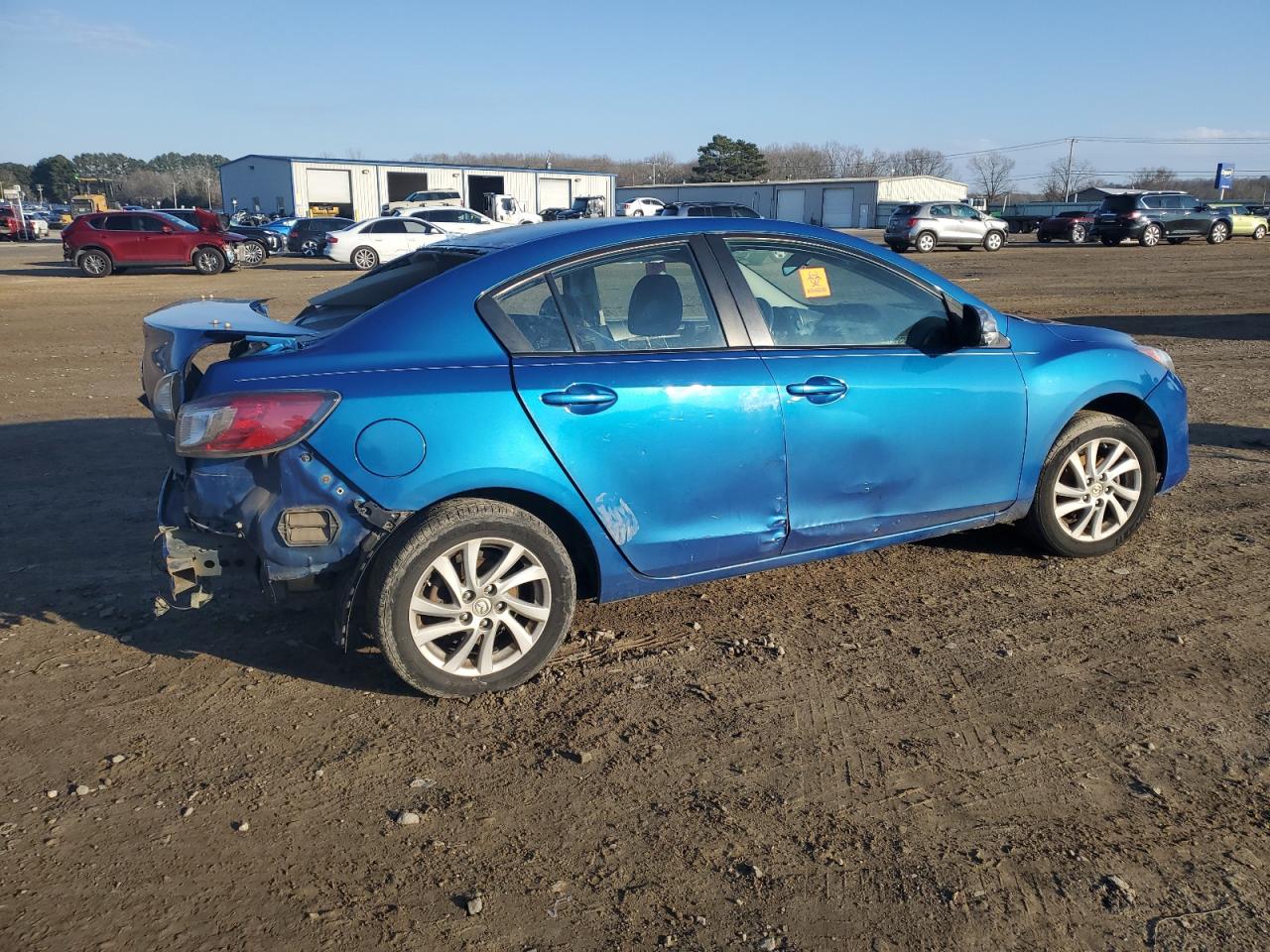 2012 Mazda 3 VIN JM1BL1V74C1643719 Copart auction photo, all over damage thumbnail 3