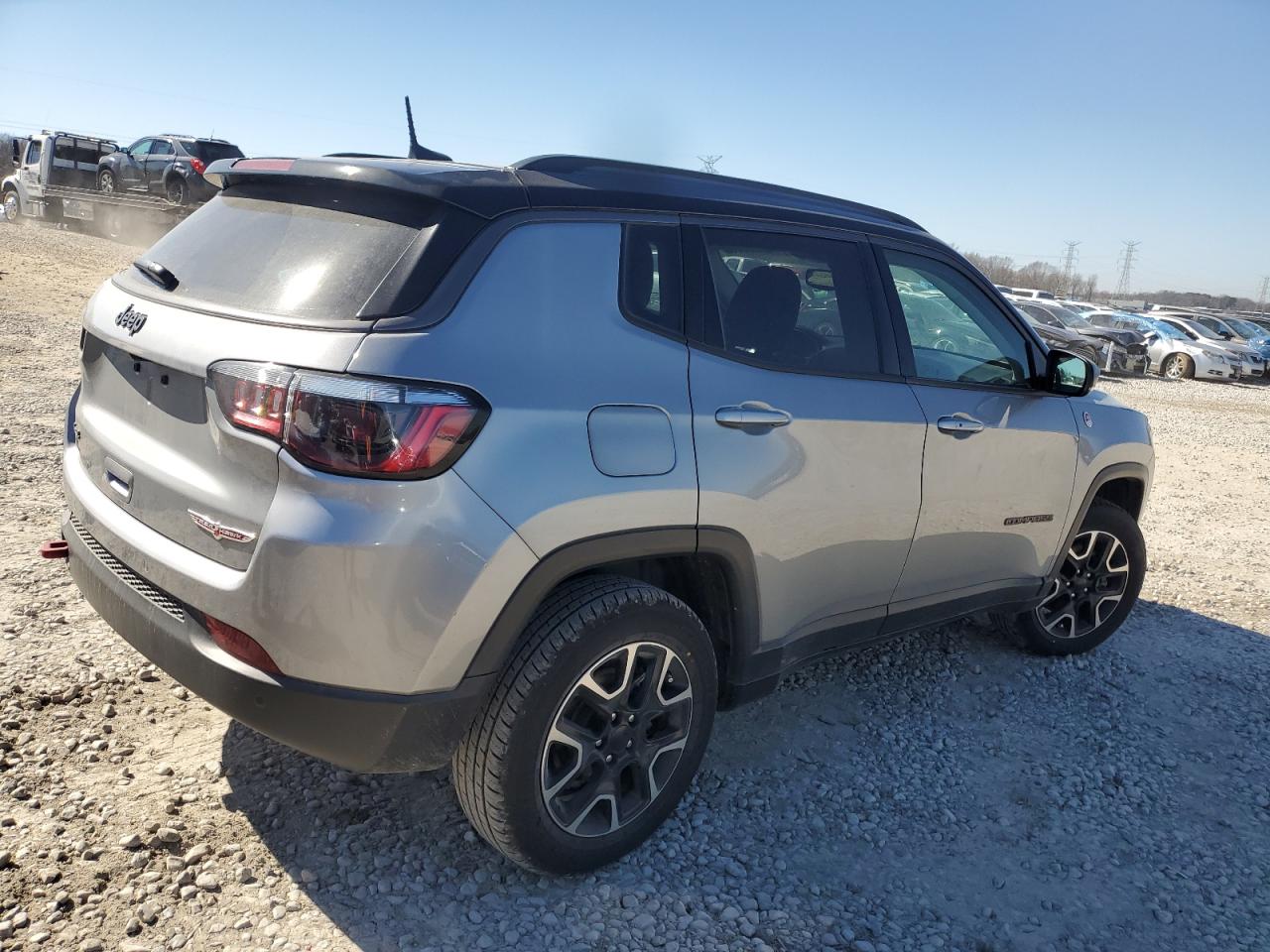 2021 Jeep Compass VIN 3C4NJDDB6MT598545 Copart auction photo, water/flood damage thumbnail 3