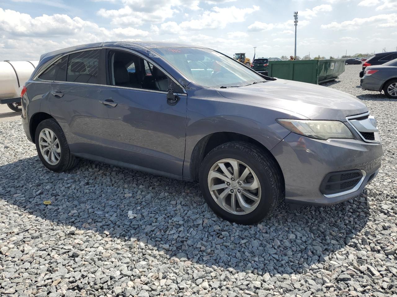 2017 Acura RDX VIN 5J8TB3H3XHL023630 Copart auction photo, side / front end damage thumbnail 4