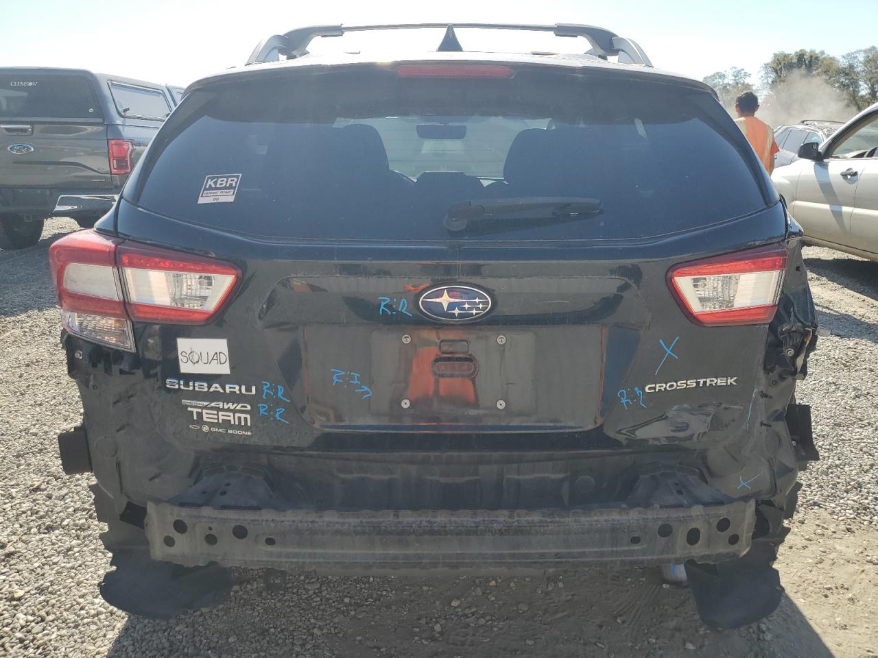 2018 Subaru XV VIN JF2GTABC2JH228184 Copart auction photo, rear end / minor dent/scratches damage thumbnail 6