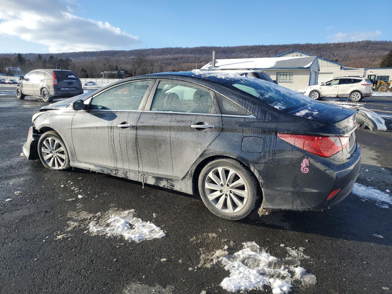 2014 Hyundai Sonata VIN 5NPEC4AC9EH864844 Copart auction photo, front end damage thumbnail 2