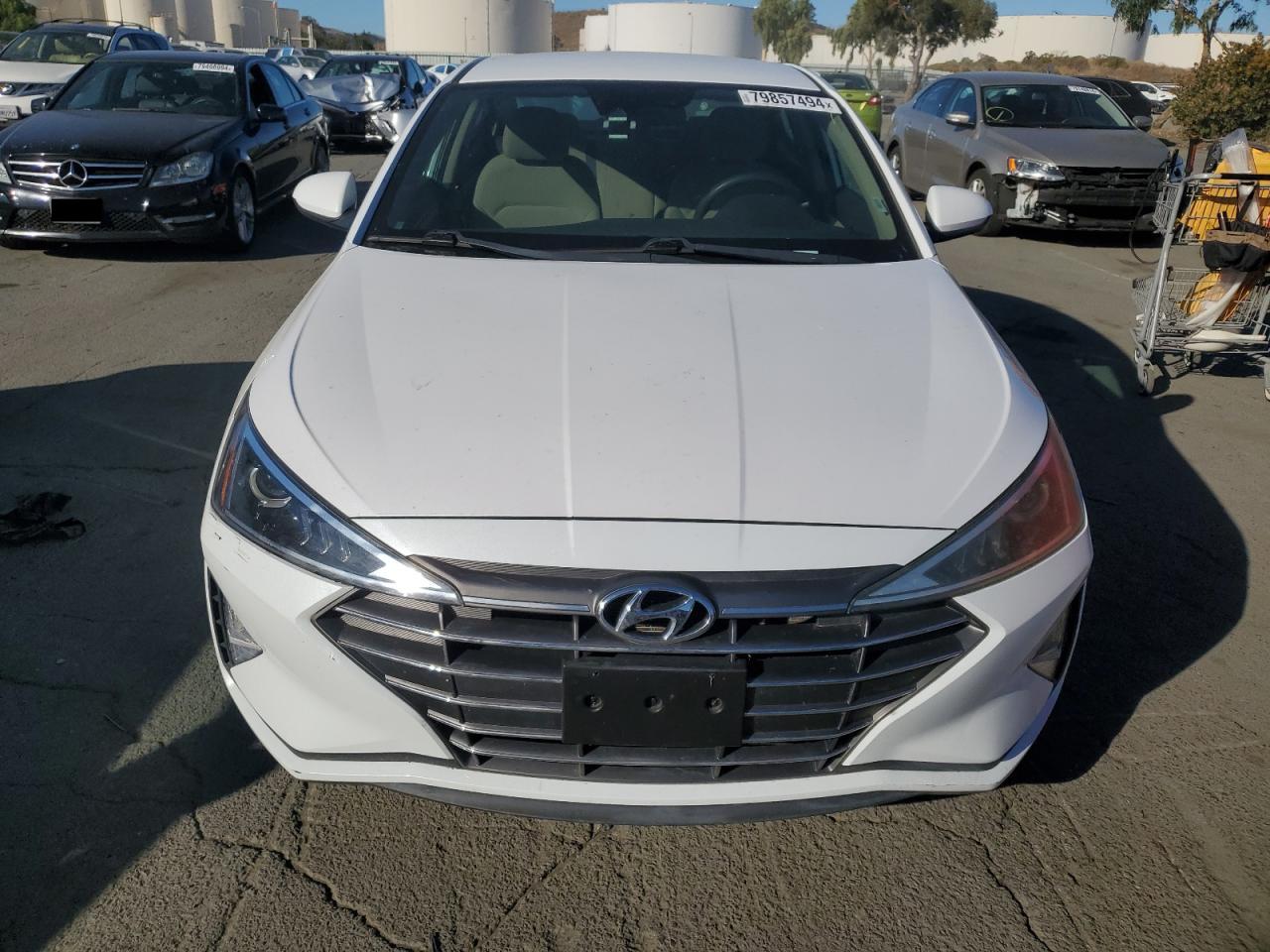 2019 Hyundai Elantra VIN 5NPD84LF8KH448218 Copart auction photo, all over damage thumbnail 5