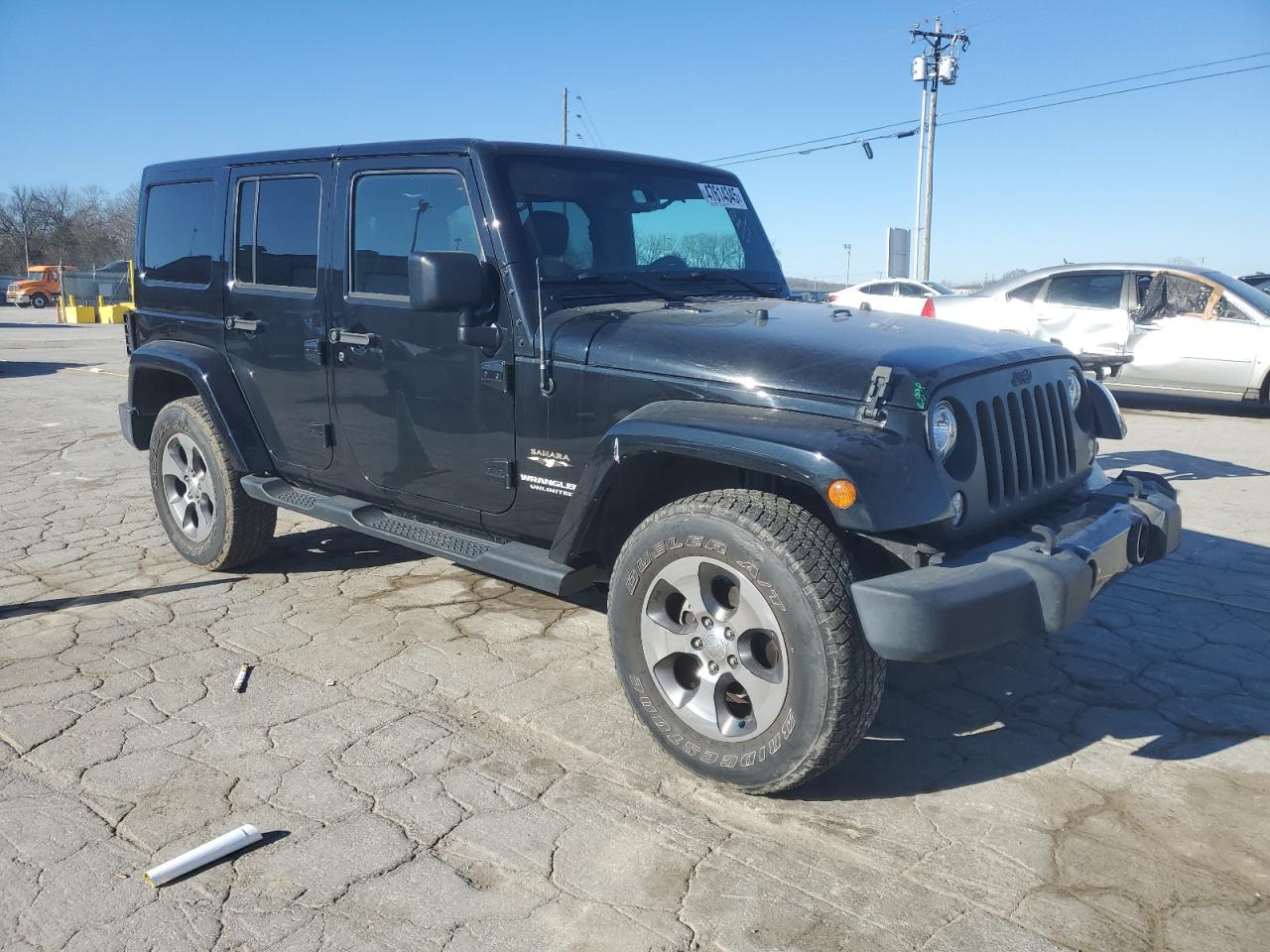 2017 Jeep Wrangler VIN 1C4BJWEG7HL602693 Copart auction photo, front end damage thumbnail 4