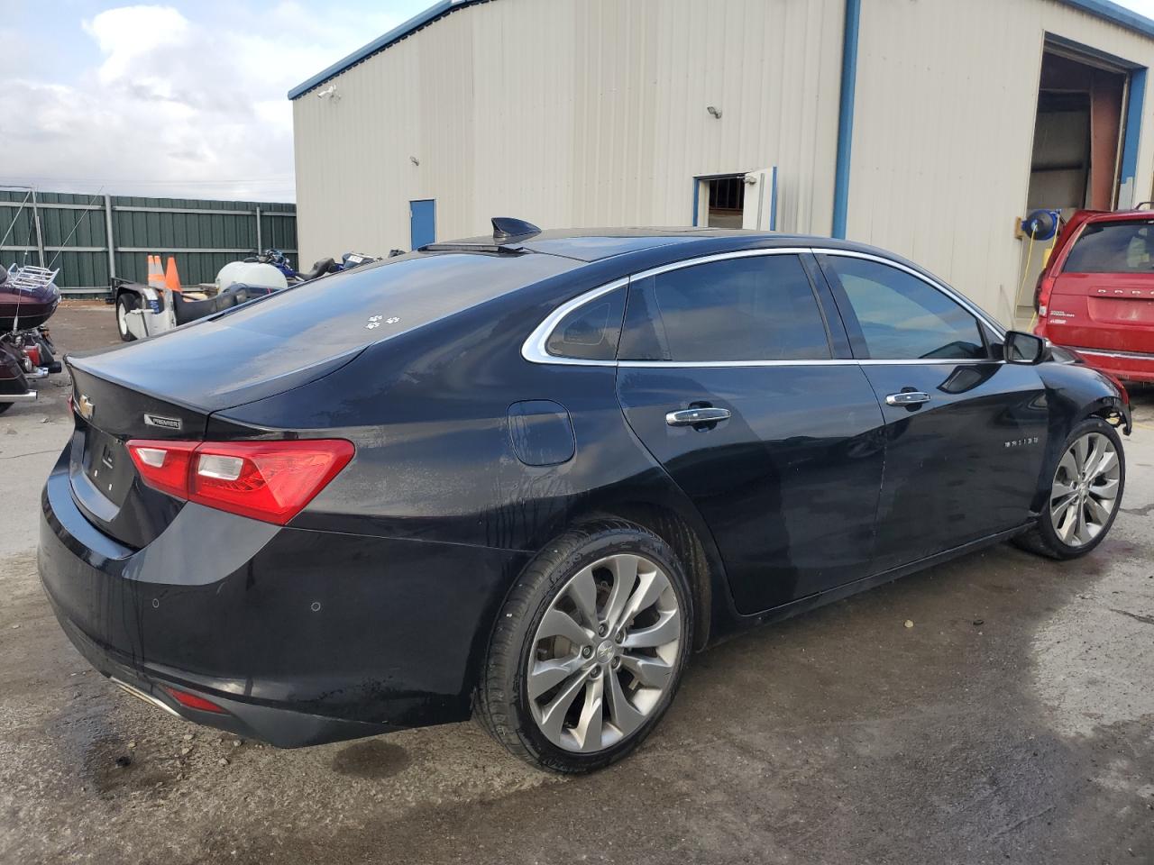 2018 Chevrolet Malibu VIN 1G1ZE5SX6JF291417 Copart auction photo, front end / side damage thumbnail 3