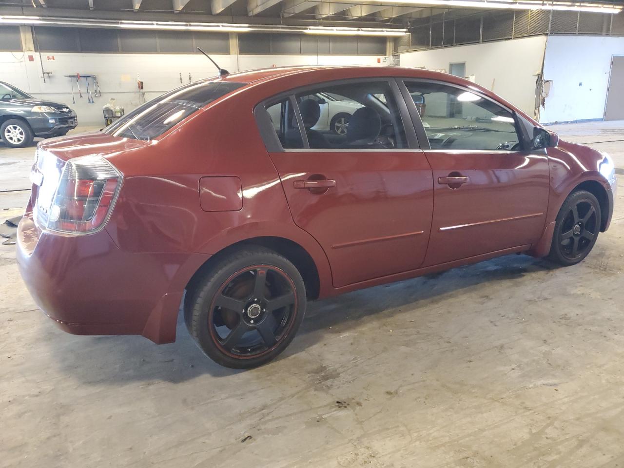 2007 Nissan Sentra VIN 3N1AB61E07L648627 Copart auction photo, front end / side damage thumbnail 3
