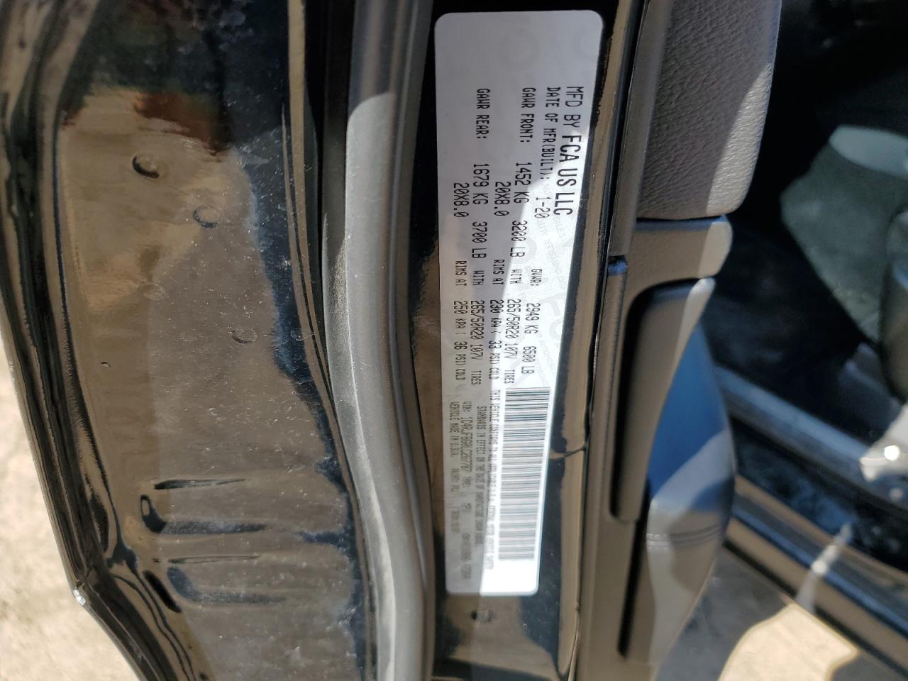 2020 Jeep Grand Cherokee VIN 1C4RJFBG0LC267787 Copart auction photo, all over / undercarriage damage thumbnail 13
