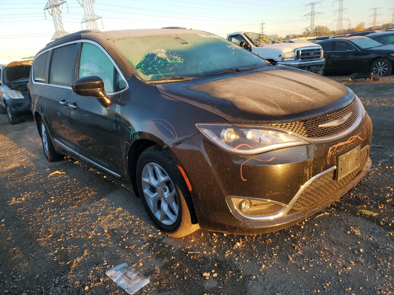 2017 Chrysler Pacifica VIN 2C4RC1BG5HR809834 Copart auction photo, rear end damage thumbnail 4