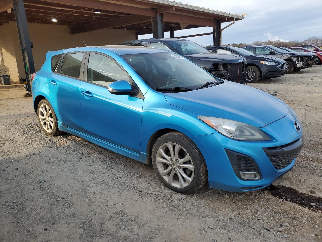 2010 Mazda 3 VIN JM1BL1H57A1231933 Copart auction photo, rear end / side damage thumbnail 4