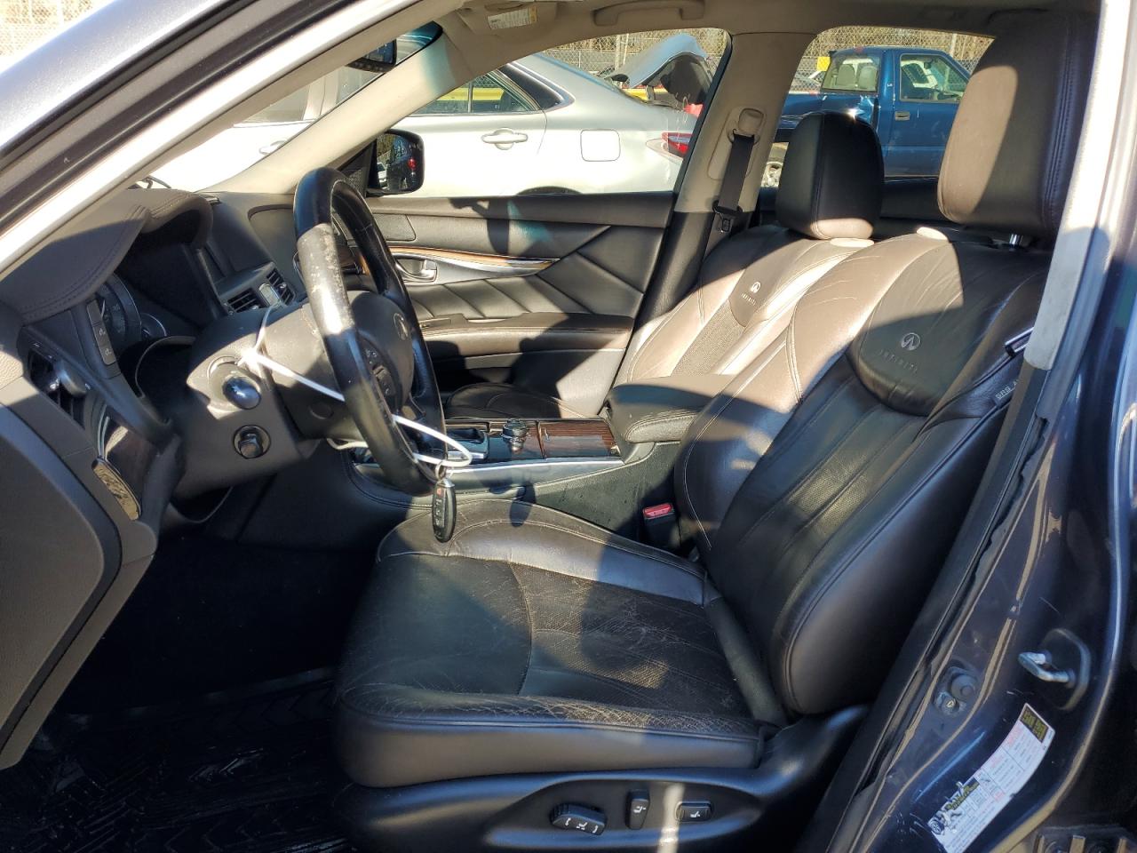 2011 Infiniti M VIN JN1BY1AR8BM373368 Copart auction photo, front end / undercarriage damage thumbnail 7