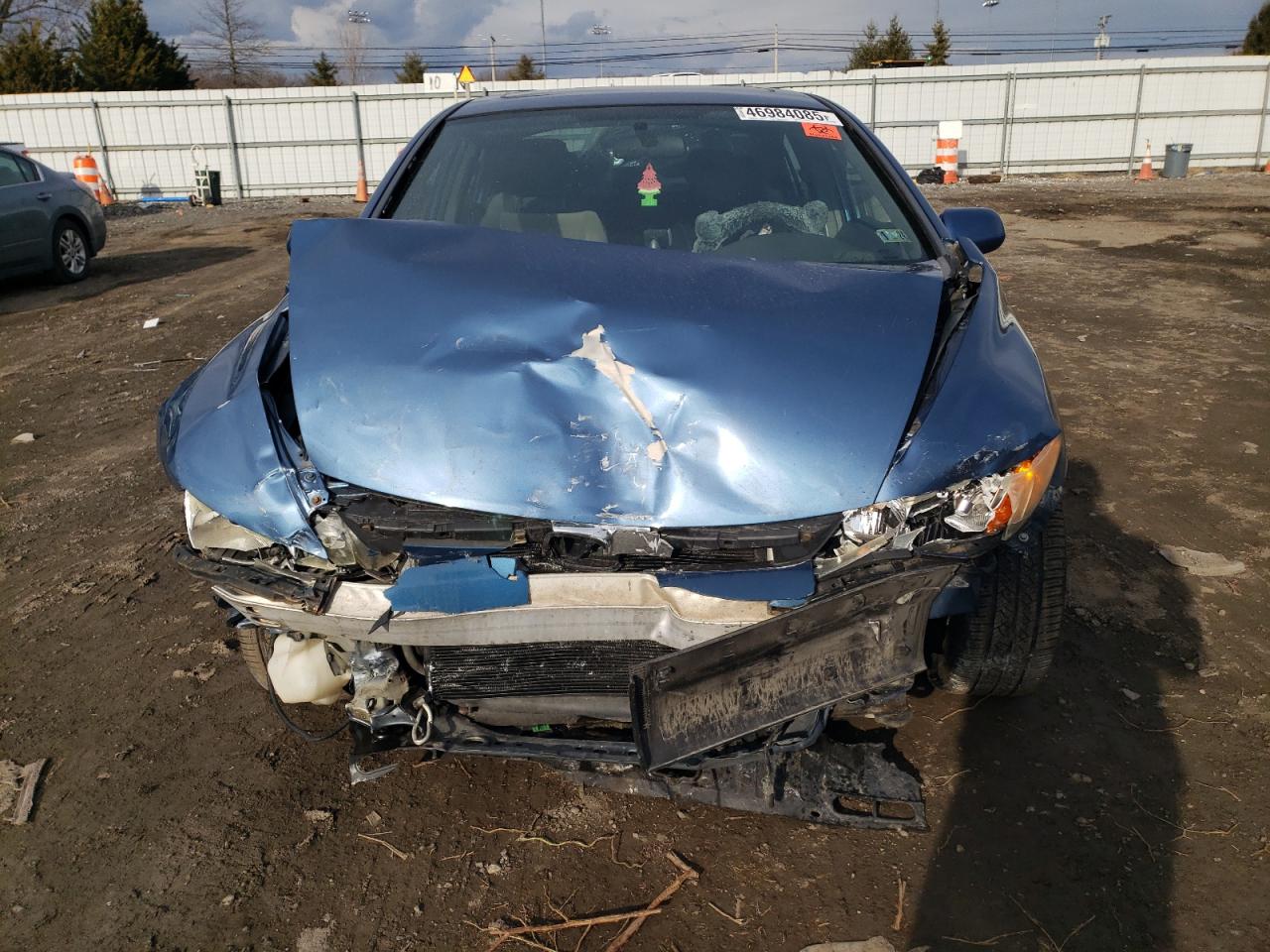 2007 Honda Civic VIN 1HGFA16897L036158 Copart auction photo, front end / side damage thumbnail 5