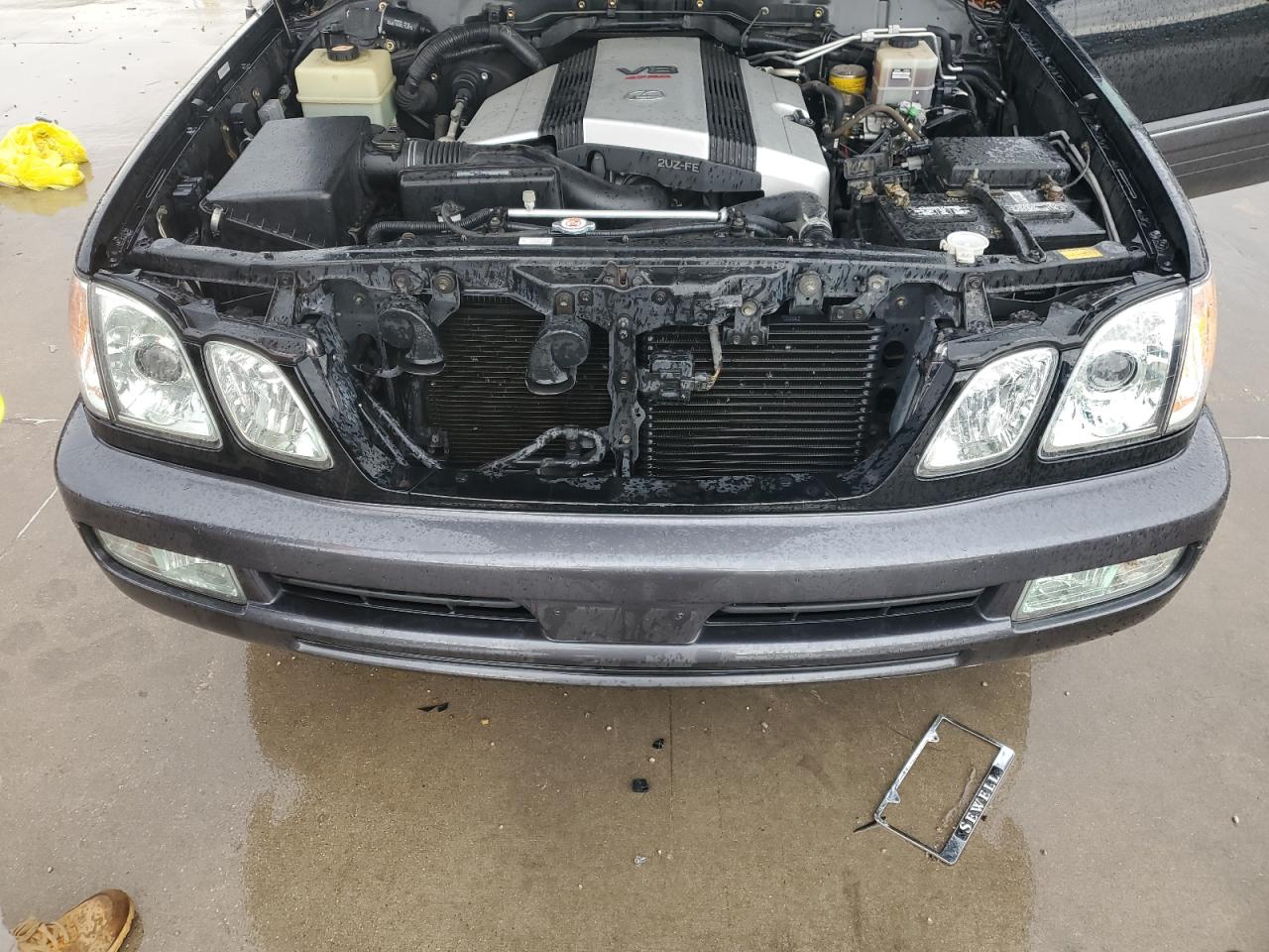 2005 Lexus LX VIN JTJHT00W254002344 Copart auction photo, rear end damage thumbnail 12