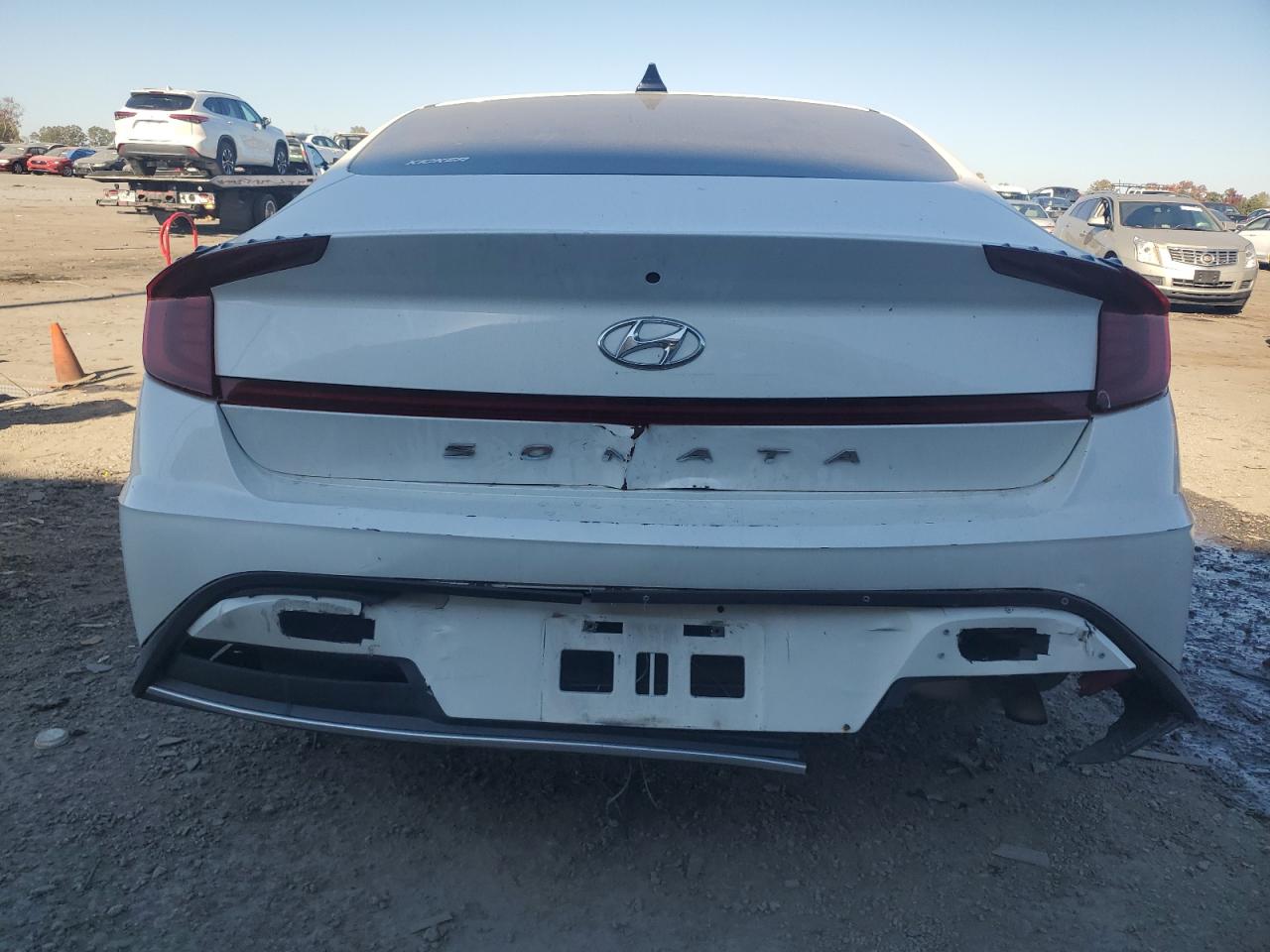 2021 Hyundai Sonata VIN 5NPEG4JA2MH121671 Copart auction photo, rear end / front end damage thumbnail 6