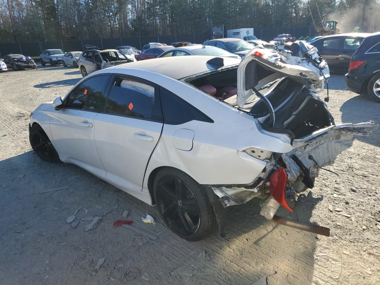 2018 Honda Accord VIN 1HGCV1F34JA063038 Copart auction photo, rear end damage thumbnail 2