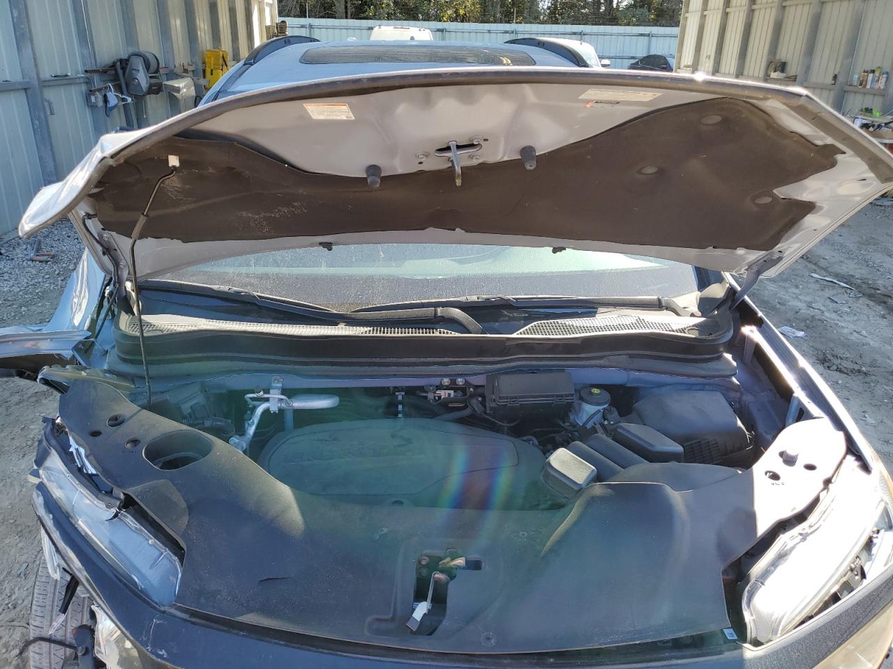 2022 Honda Pilot VIN 5FNYF5H2XNB018003 Copart auction photo, front end / side damage thumbnail 12