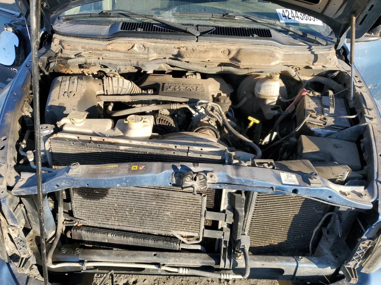 2005 Dodge RAM VIN 3D7KS28D25G752619 Copart auction photo, side damage thumbnail 11