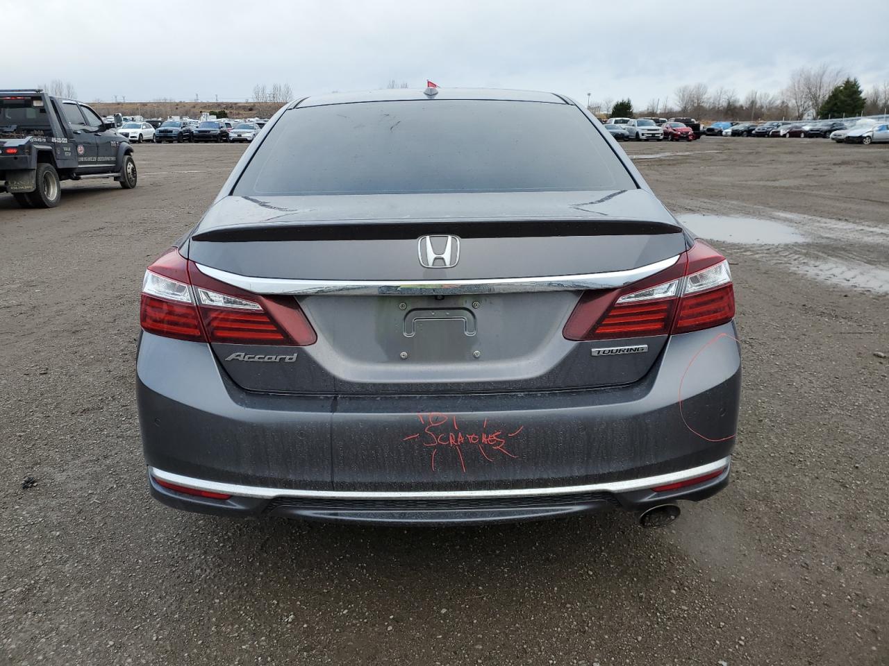 2016 Honda Accord VIN 1HGCR2F05GA804726 Copart auction photo, front end / undercarriage damage thumbnail 6