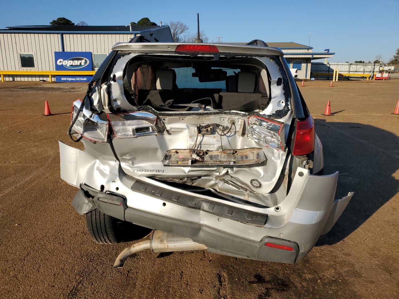 2015 GMC Terrain VIN 2GKALSEK8F6205670 Copart auction photo, all over damage thumbnail 6