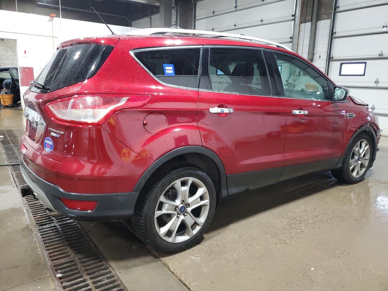 2014 Ford Escape VIN 1FMCU9J90EUA74792 Copart auction photo, front end / undercarriage damage thumbnail 3