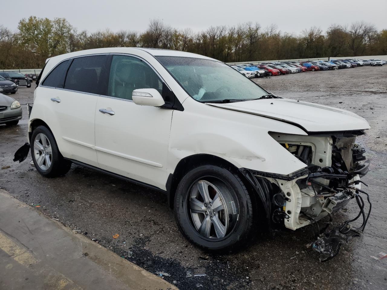2011 Acura MDX VIN 2HNYD2H62BH500391 Copart auction photo, all over damage thumbnail 4