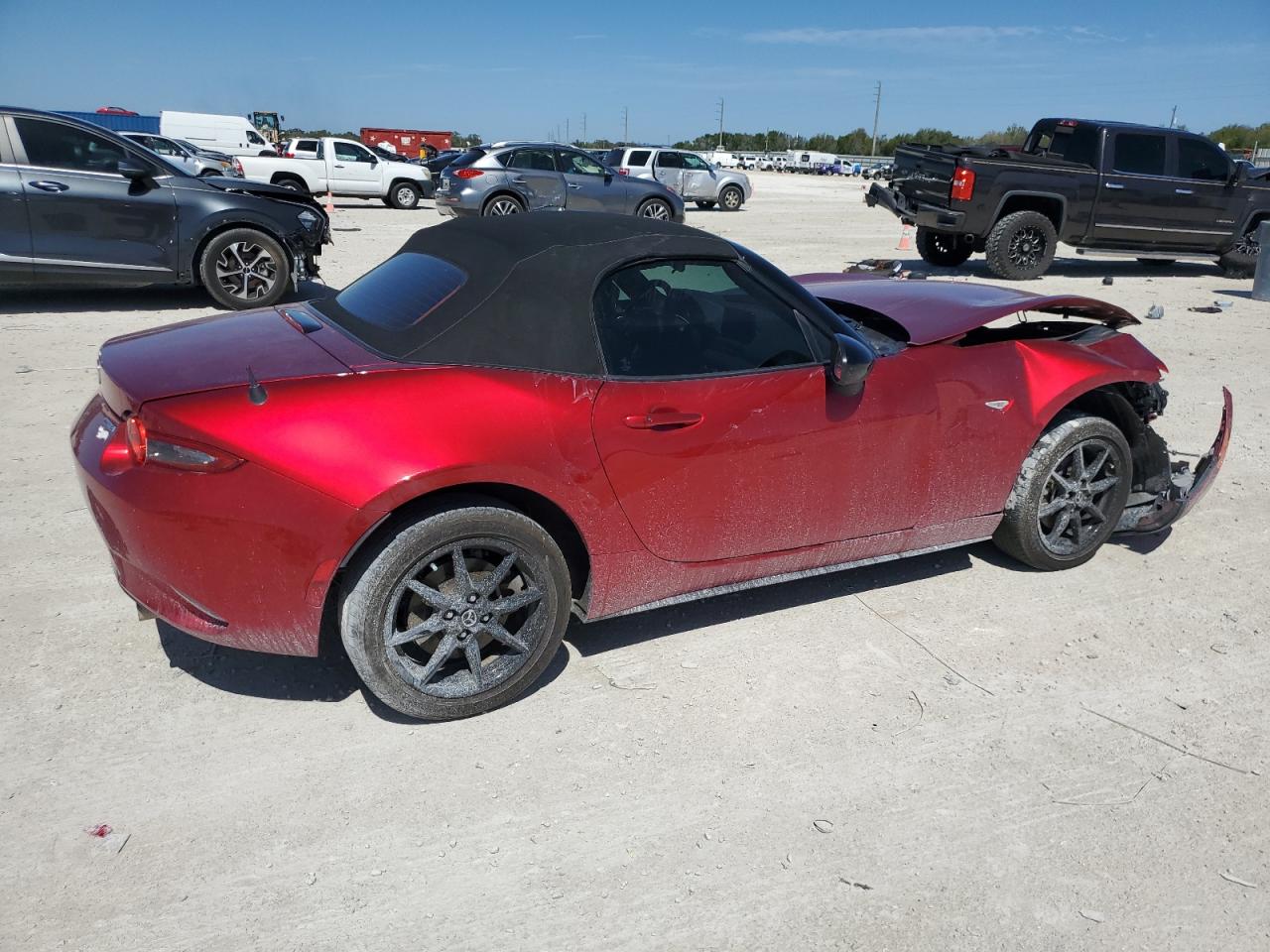 2021 Mazda MX-5 VIN JM1NDAB7XM0452716 Copart auction photo, front end damage thumbnail 3