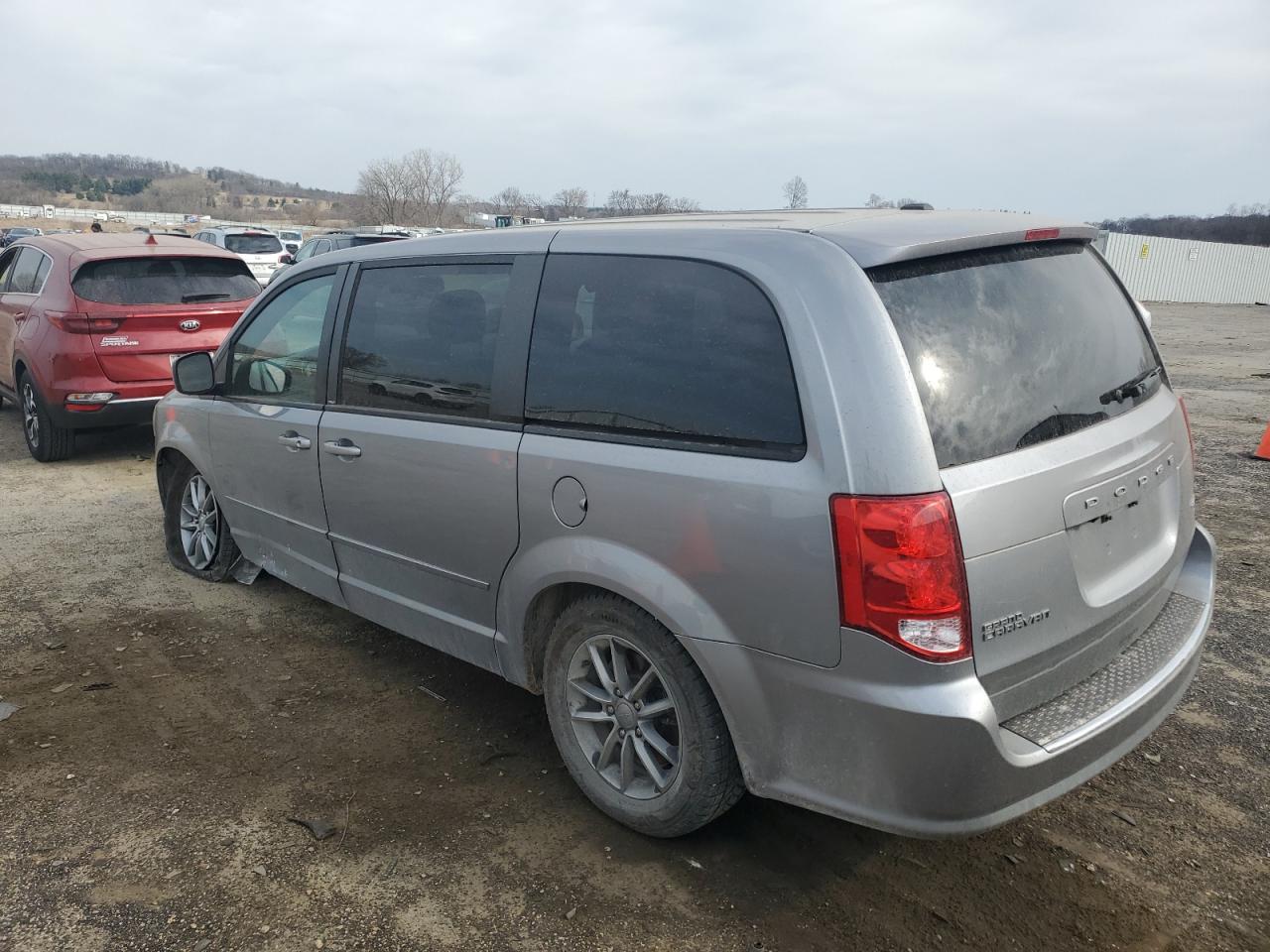2014 Dodge Caravan VIN 2C4RDGEG6ER248230 Copart auction photo, side damage thumbnail 2