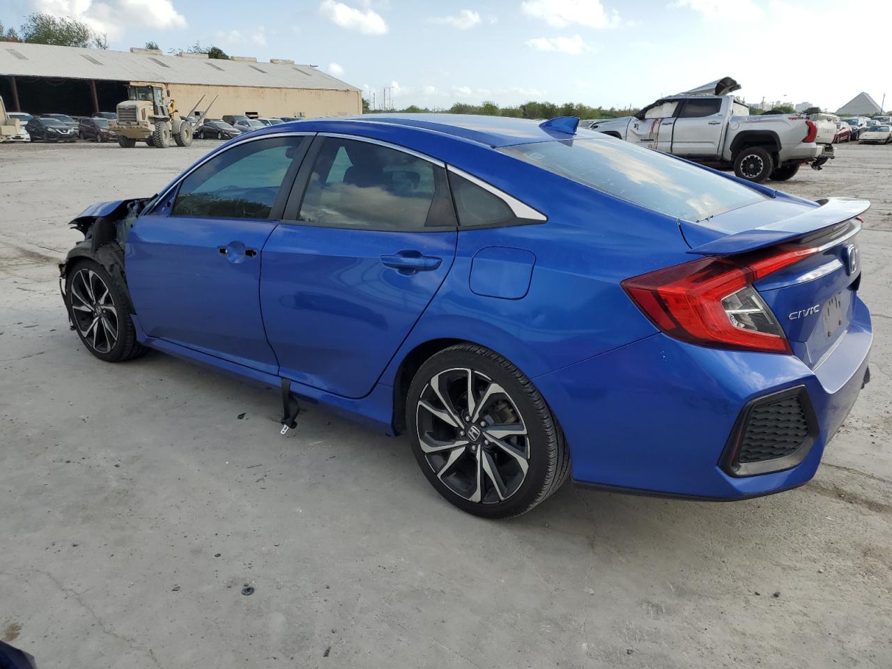 2017 Honda Civic VIN 2HGFC1E59HH706372 Copart auction photo, front end / minor dent/scratches damage thumbnail 2