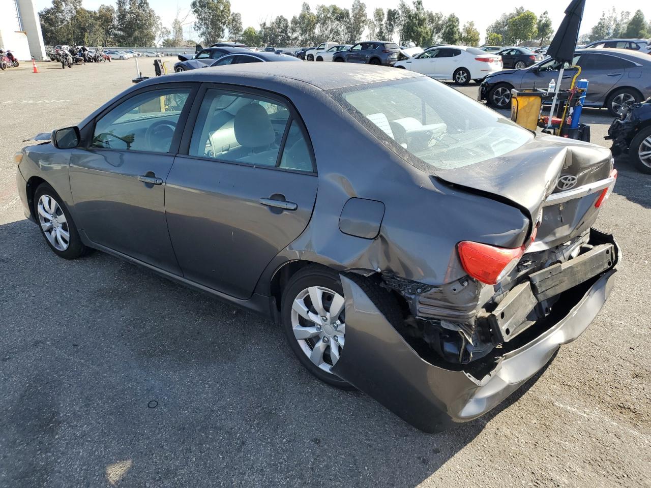 2012 Toyota Corolla VIN 5YFBU4EE7CP023150 Copart auction photo, front end / rear end damage thumbnail 2