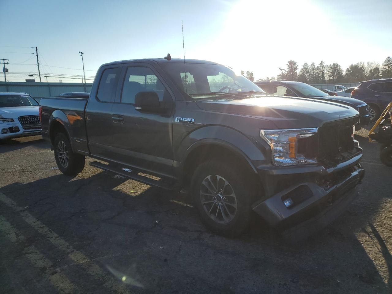 2018 Ford F-150 VIN 1FTEX1EP0JFA85627 Copart auction photo, front end damage thumbnail 4
