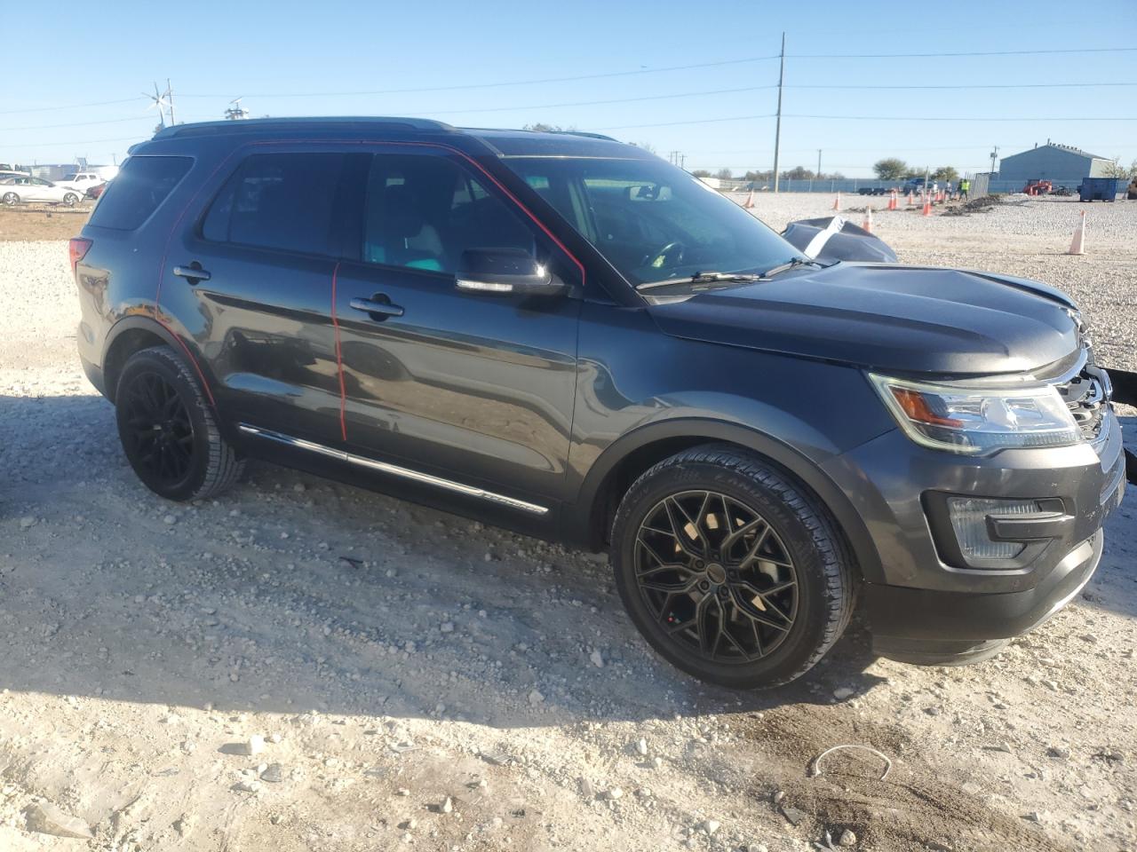 2017 Ford Explorer VIN 1FM5K7D81HGB06061 Copart auction photo, front end damage thumbnail 4