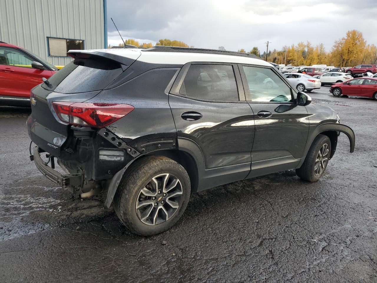 2021 Chevrolet TrailBlazer VIN KL79MSSL7MB144439 Copart auction photo, front end / rear end damage thumbnail 3