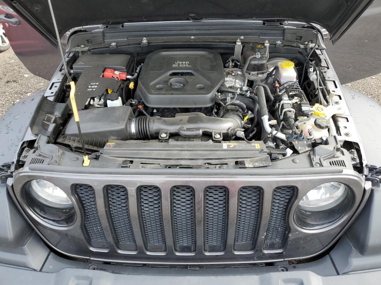 2021 Jeep Wrangler VIN 1C4HJXDNXMW779537 Copart auction photo, rear end / front end damage thumbnail 12