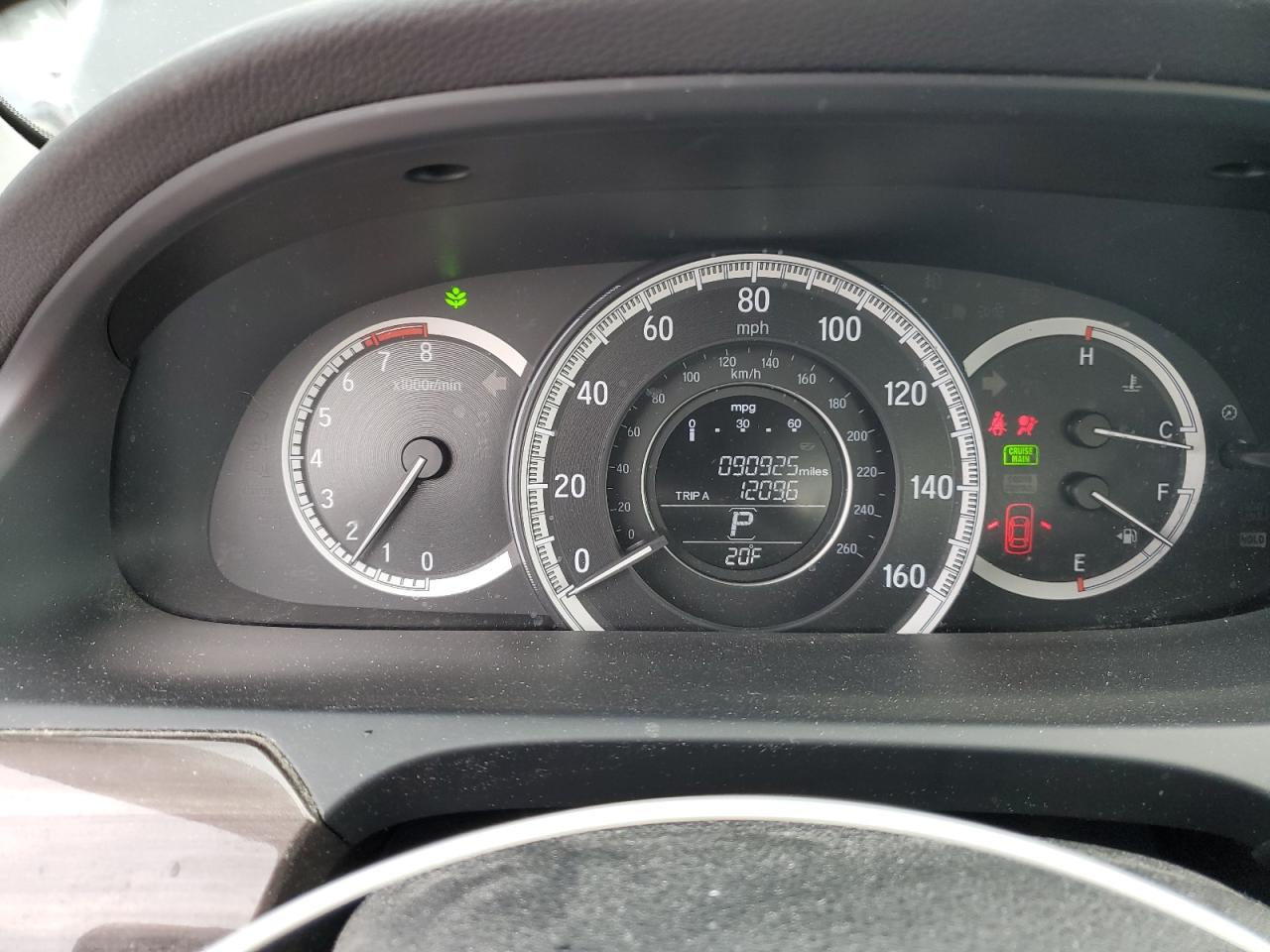 2016 Honda Accord VIN 1HGCR2F71GA240019 Copart auction photo, front end / side damage thumbnail 9