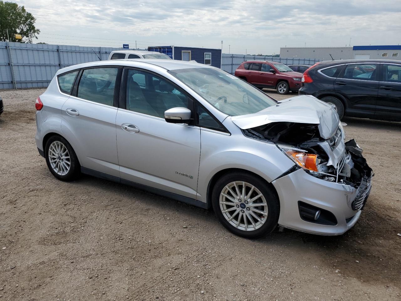 2013 Ford C-MAX VIN 1FADP5BU0DL544650 Copart auction photo, front end damage thumbnail 4