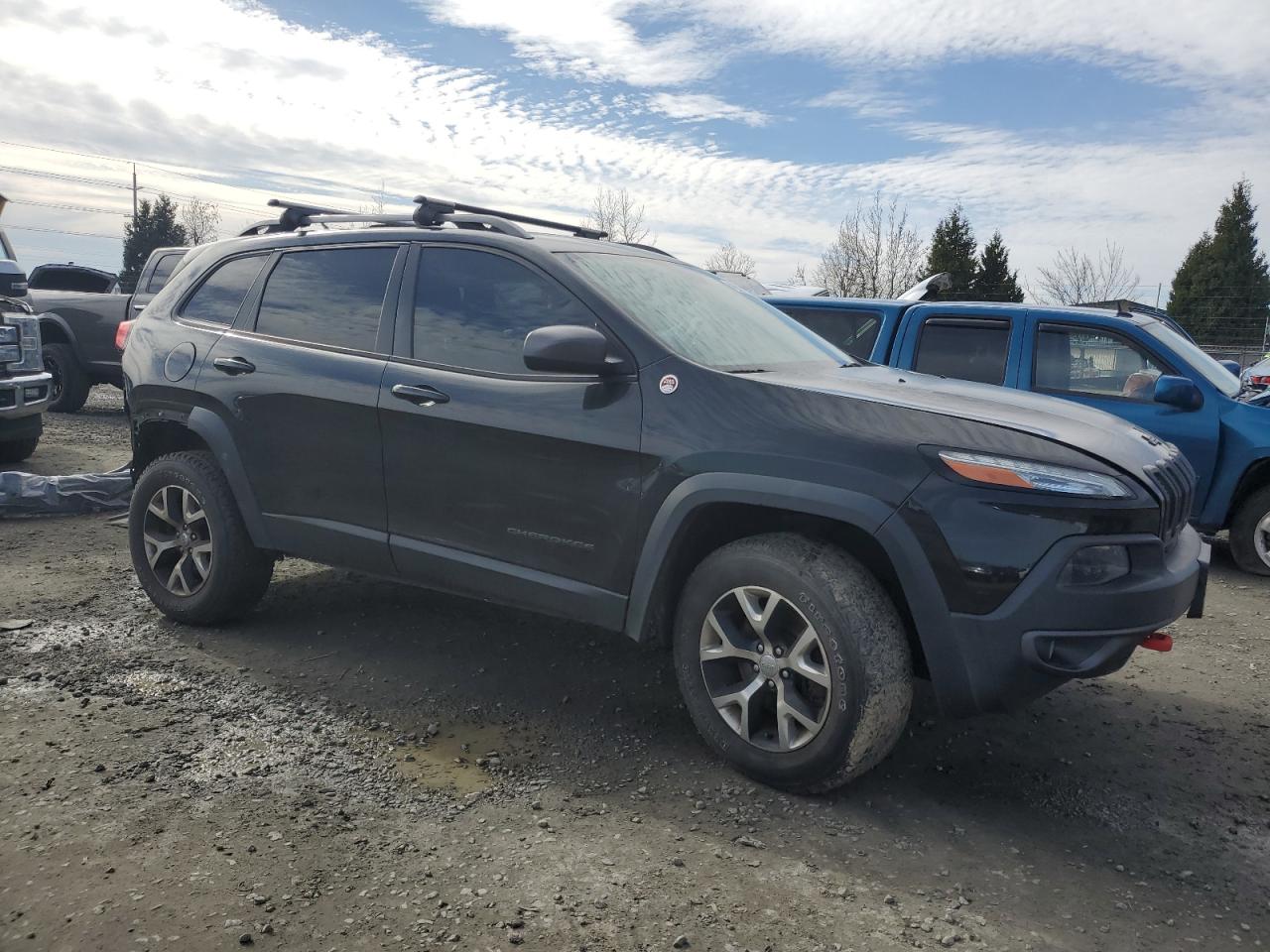 2014 Jeep Cherokee VIN 1C4PJMBS9EW159993 Copart auction photo, rear end damage thumbnail 4