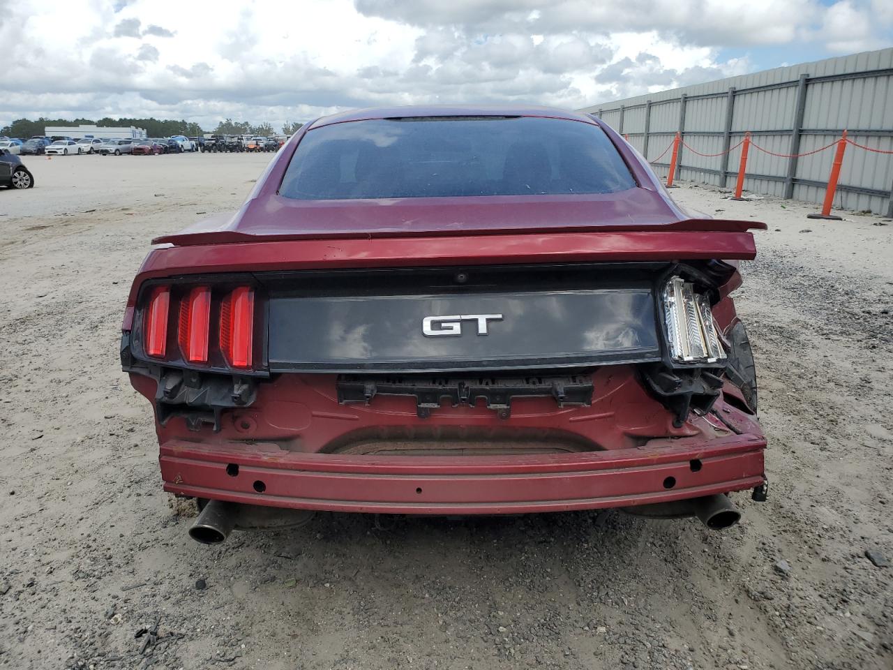 2017 Ford Mustang VIN 1FA6P8CF8H5277276 Copart auction photo, rear end / side damage thumbnail 6