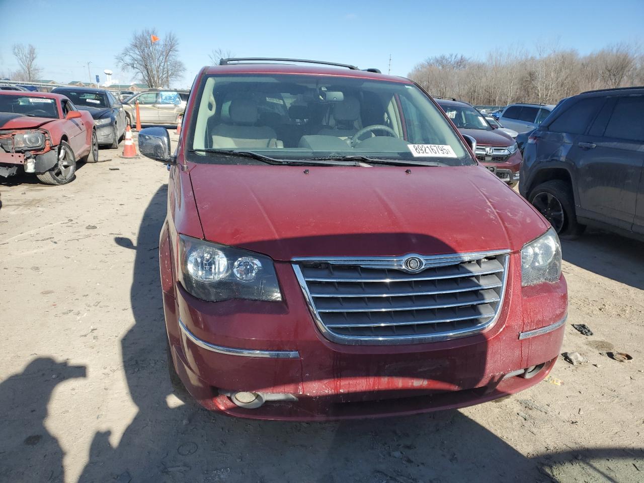 2008 Chrysler Town & Country VIN 2A8HR64X08R104257 Copart auction photo, side damage thumbnail 5