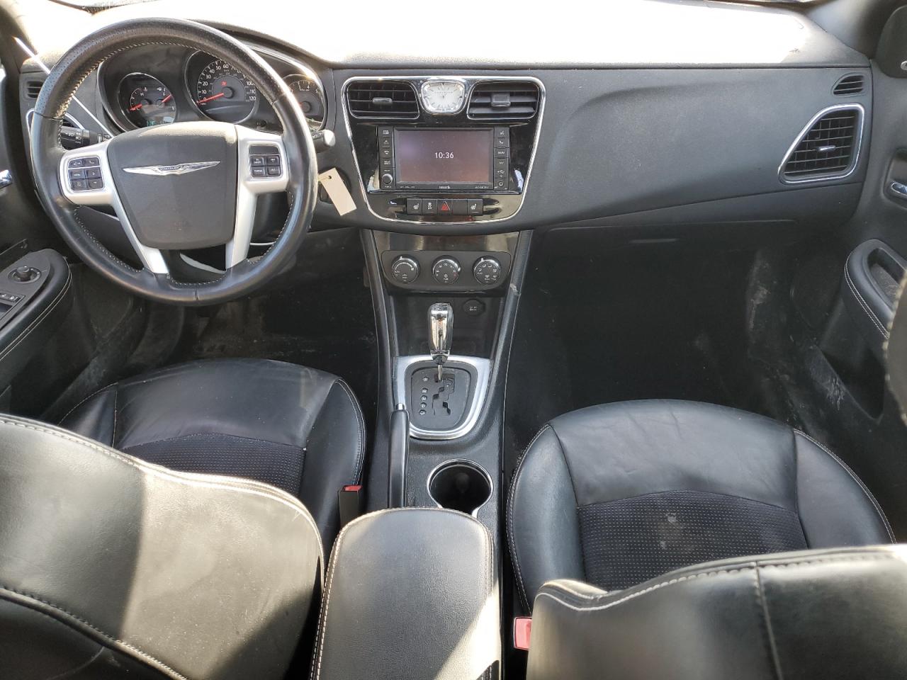 2013 Chrysler 200 VIN 1C3CCBCG3DN767962 Copart auction photo, side / front end damage thumbnail 8
