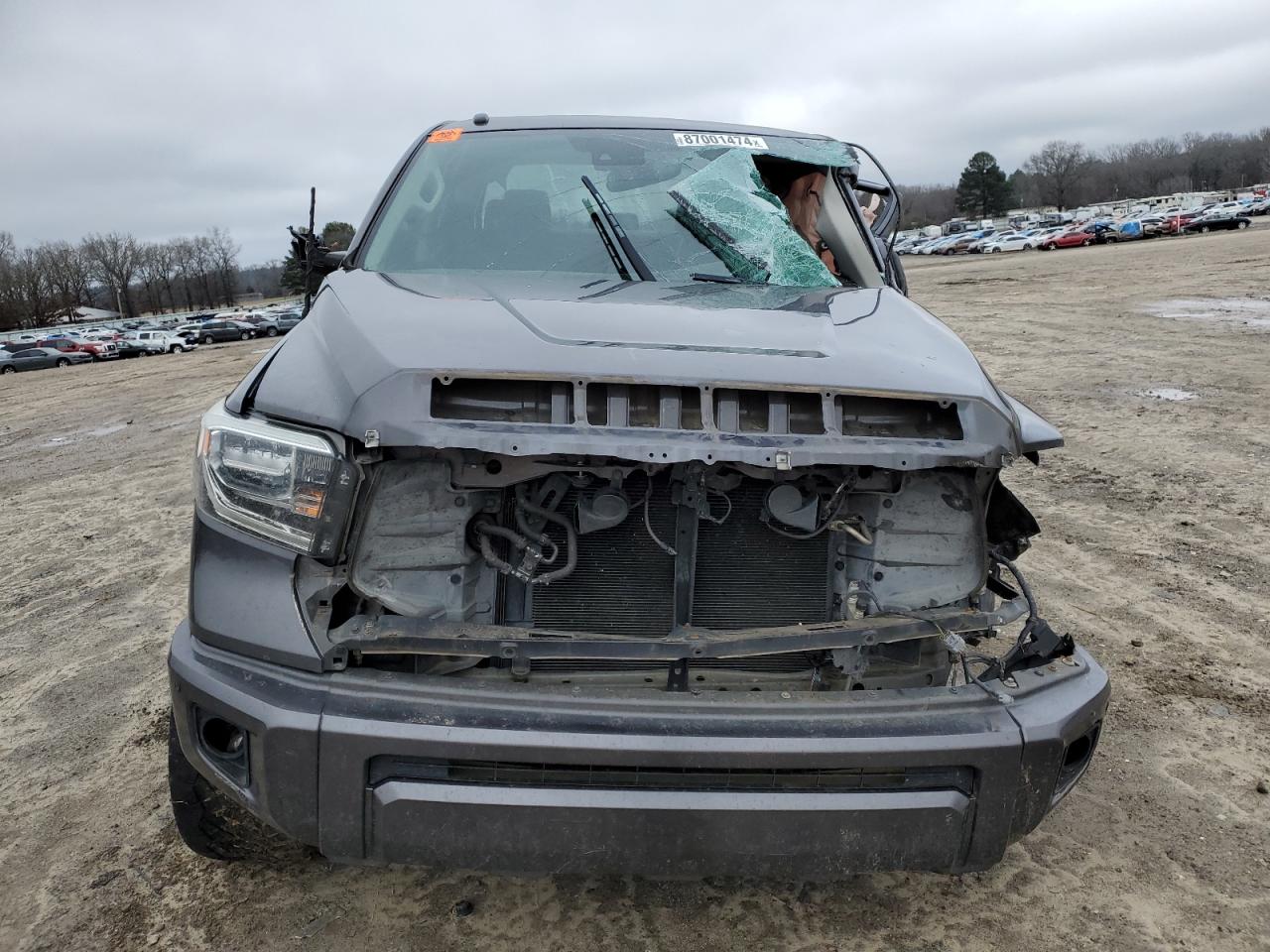 2018 Toyota Tundra VIN 5TFAW5F15JX716708 Copart auction photo, all over damage thumbnail 5