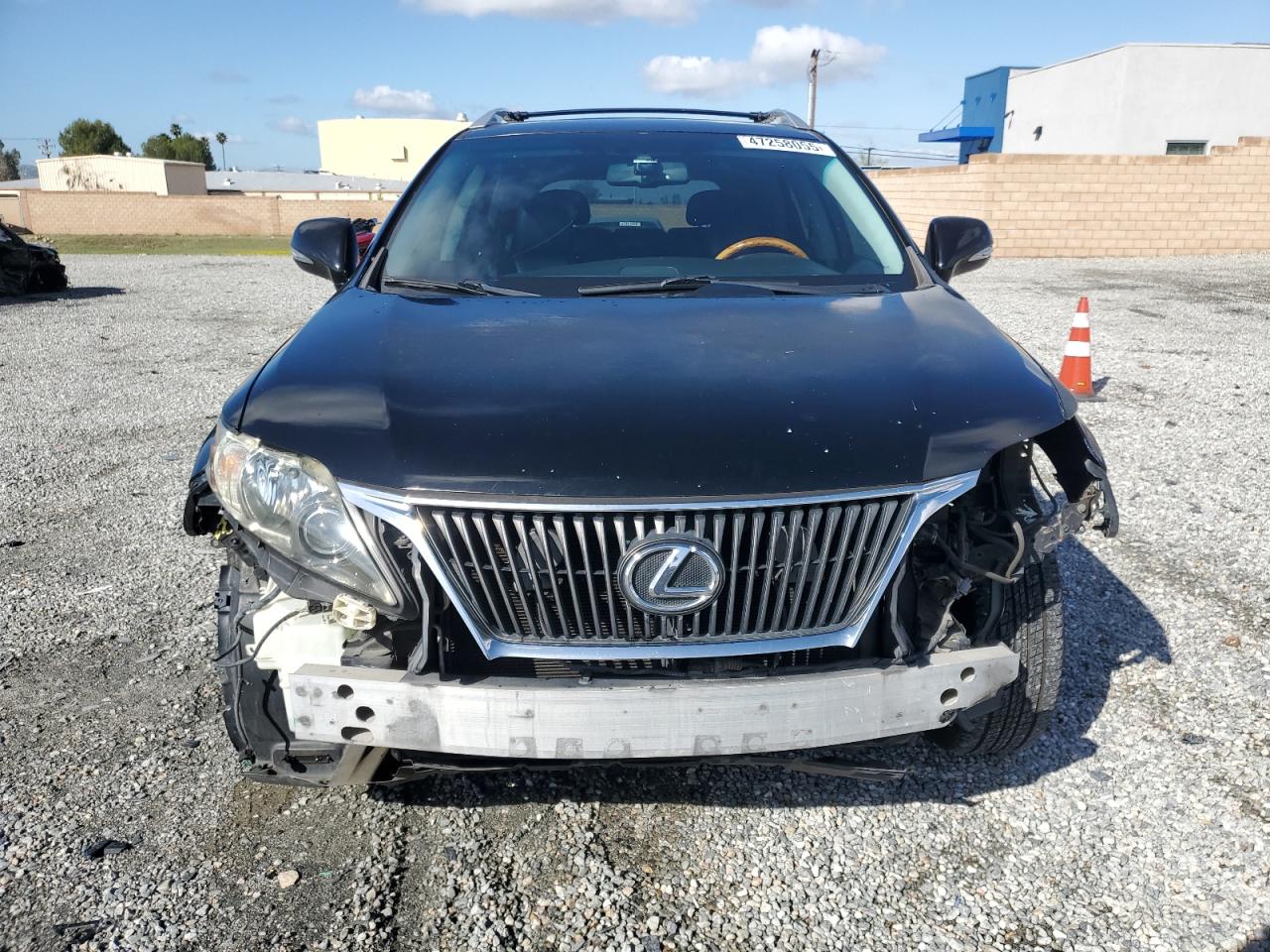 2011 Lexus RX VIN 2T2ZK1BA3BC051039 Copart auction photo, front end damage thumbnail 5
