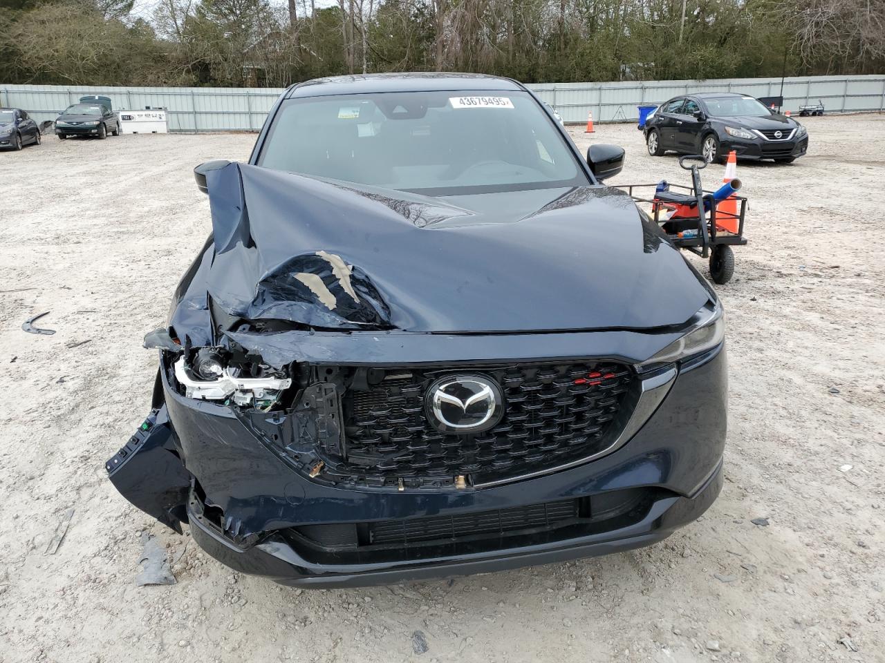 2022 Mazda CX-5 VIN JM3KFBAY3N0603921 Copart auction photo, front end damage thumbnail 5