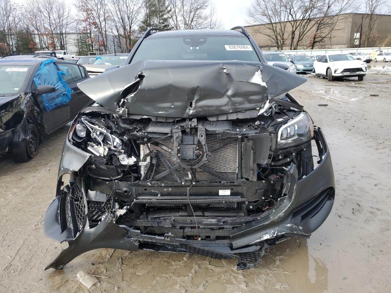 2021 Mercedes-Benz GLS-klasse VIN 4JGFF8GE1MA393494 Copart auction photo, front end / rear end damage thumbnail 5