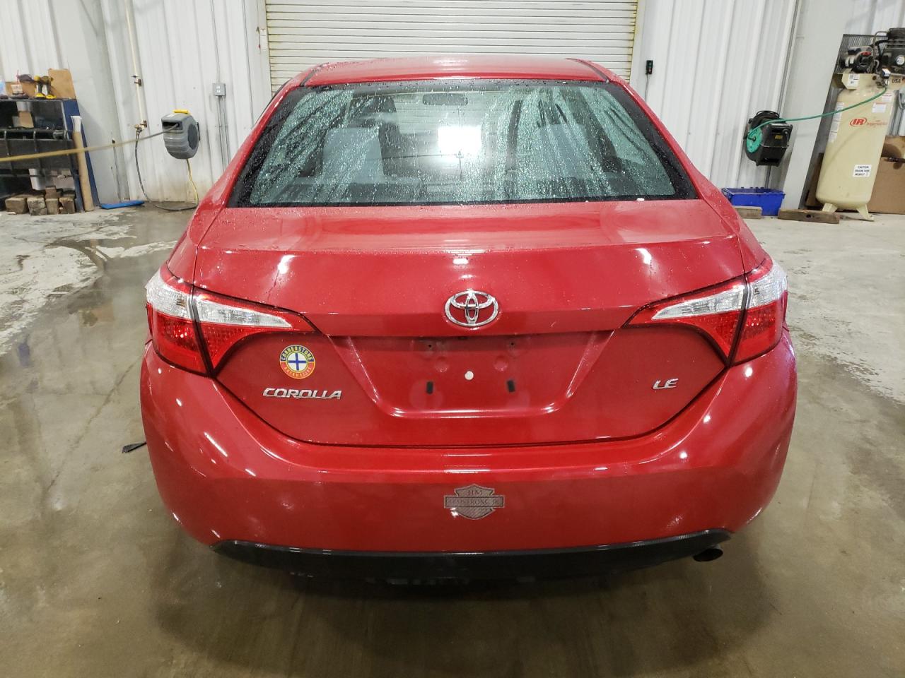 2016 Toyota Corolla VIN 2T1BURHE8GC666749 Copart auction photo, side / rear end damage thumbnail 6
