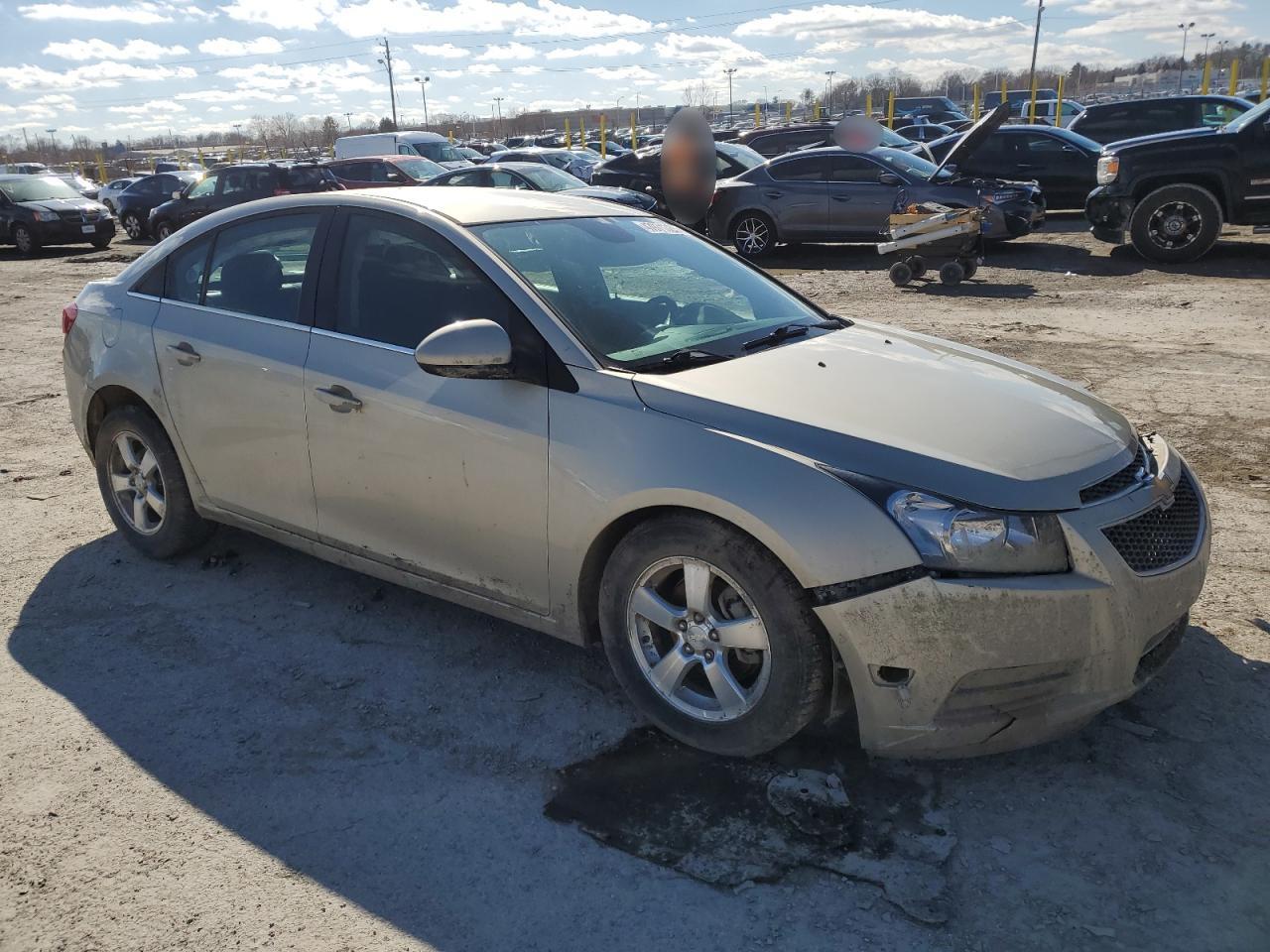 2013 Chevrolet Cruze VIN 1G1PC5SB5D7175805 Copart auction photo, front end / undercarriage damage thumbnail 4