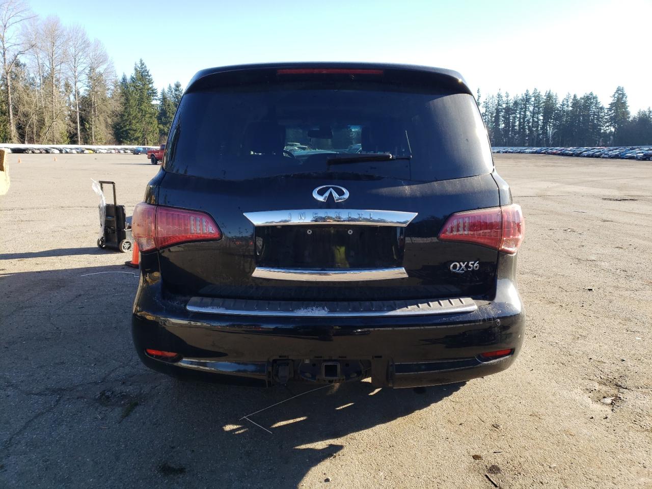 2012 Infiniti QX56 VIN JN8AZ2NE3C9021696 Copart auction photo, front end damage thumbnail 6