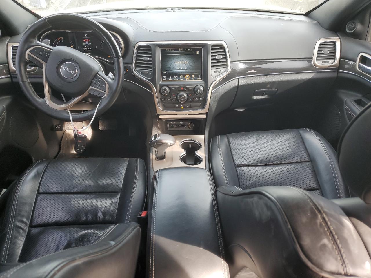 2014 Jeep Grand Cherokee VIN 1C4RJFCT0EC417458 Copart auction photo, front end / top/roof damage thumbnail 8