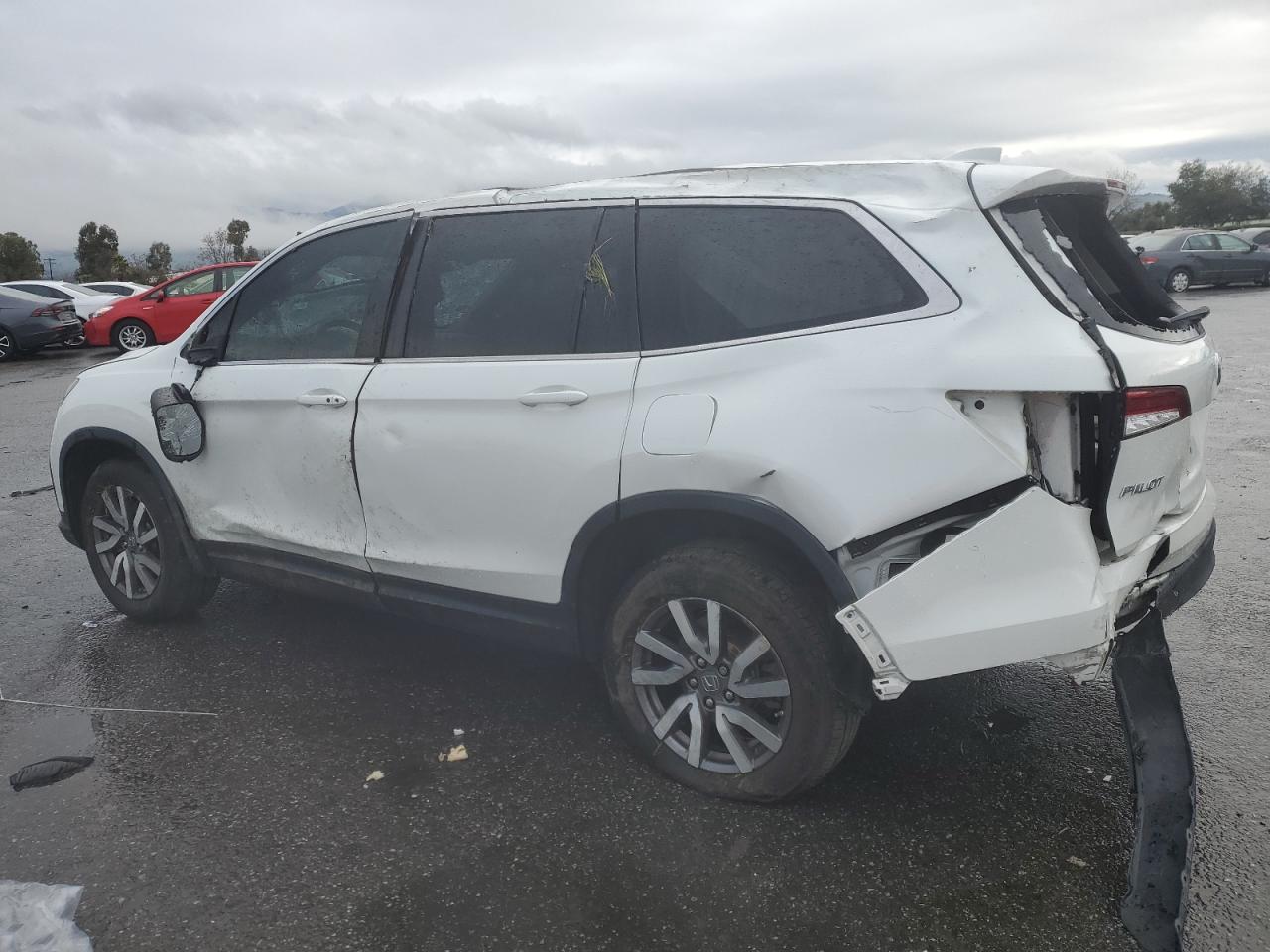 2020 Honda Pilot VIN 5FNYF6H56LB024023 Copart auction photo, rollover / mechanical damage thumbnail 2