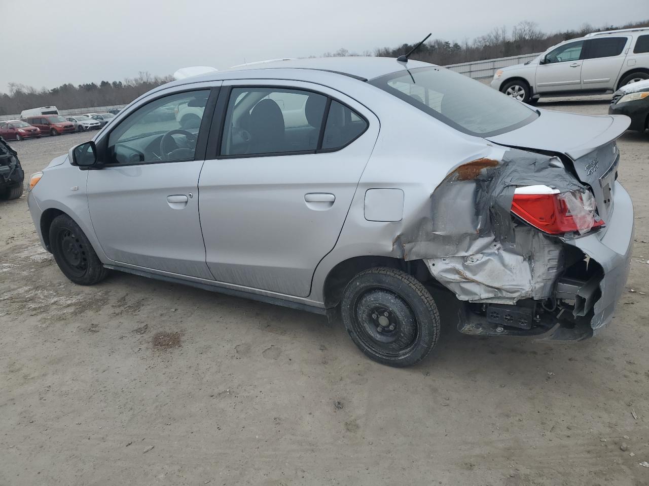 2022 Mitsubishi Mirage VIN ML32FUFJ9NHF01014 Copart auction photo, rear end damage thumbnail 2